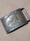 Vintage Brass Henry Ford Belt Buckle Detroit Automobiles Model T Record Year