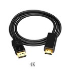 4k Display Port Dp To Hdmi Cable 60hz 2160p 25 92gbps Hdr Audio Video Adapter Pc