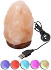 Natural Usb Himalayan Salt Lamp Crystal Salt Rock Mini Hand Carved Lamp