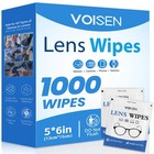 1000 Pack Eyeglass Cleaning Wipes - Lens Cleaner For Glasses  Smudge-free  Strea