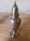 Vtg Wallace Sterling Silver Rose Point Salt And Pepper Shakers  84 G  9640-9