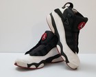 Nike Air Jordan 6 Rings Bg White Blk Shoe Sneaker Youth 6y Women 7 5 323419-012