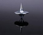 Accurate Spinning Top  Vintage Totem Zinc Alloy Silver Toy Gift