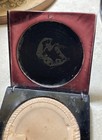 Vintage Art Deco Sterling Silver Purple Amethyst Lucite Love Bird Makeup Compact