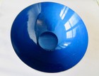 1960s Kitchen Modern Large Emalox Norway Bowl Blue Enamel On Aluminum 11 25 dia