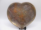 New Orleans Louisiana Souvenir Heart Shaped Tray  Japan  Scenes On Bourbon St