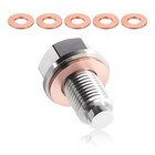 Magnetic Oil Drain Plug  M12x1 5 Aluminum Alloy Sump Drain Nut Bolt M12  1 25