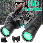 Hd 180x100 High Power Military Binoculars Day night Goggles Hunting Camping bag