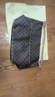 Louis Vuitton Monogram Garment Bag Canvas Leather Zippered W  Dust Cover
