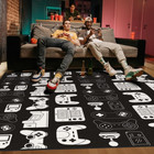 Gaming Rug For Living Room 4x6 Area Gamer For Boys Kids Rugs For Bedroom Teen