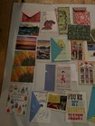 Vintage Unused Greeting Card Lot 40  Mixed Occasions Small Batch Artisan Mixed
