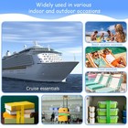 Antfuny 4 Pack Towel Band For Beach Accessories 4 Multicolor