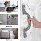2 Pack Shower Grab Bar 12  Shower Suction Bar Handle Bathroom Safety Grip Handle