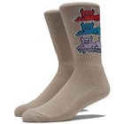 Toy Machine Skateboards Socks Triple Cat Tan