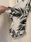 Dress Forum Women   s S Rayon Woven Leaf V-neck Ruffle Tie Long Sleeve Blouse