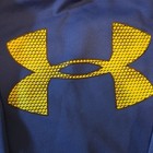 Under Armour Boys Youthxl Blue green Fleece Pullover Hoodie Big Graphic Logo