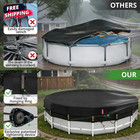 18ft Winter Pool Cover windproof Patented Ratchet heavy Duty Fabric