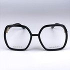 Gucci Women Eyeglasses Black Demo Square Oversized Gg0890o 001 New Authentic