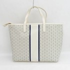 Tory Burch 2way Bag Hand Shoulder White Gray 30 X 24 X 10 Cm 0 45 Kg Vg Japan