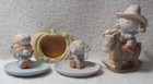 Vintage Bumpkins Figurines - Set Of 4 - From Fabrizio - Cute Figures 