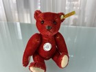 Steiff Animal Teddy Bear 029226 Historical Miniatures Red 16 Cm Top Condition 