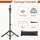 Wig Stand Tripod 50  Adjustable Mannequin Head Cosmetology Hairdressing Training