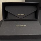 New Dolce   Gabbana Black Authentic Eyeglasses Sunglasses Case W cloth