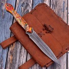 Custom Hand Forged Vintage Carbon Steel Double Edge Blade Dagger Boot Knife
