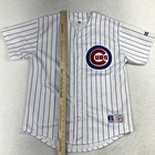 Vintage Chicago Cubs Russell Athletic Jersey Size Medium Staining Mlb Genuine