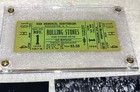 The Rolling Stones 1965 Unused Ticket Keith Richards Mick Jagger Patti Labelle