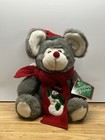 Dan Dee Christmas Plush Mouse Snowflake Friends 11  Gray Grey Red Hat Scarf Tag