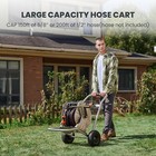 Giraffe Tools Stainless Steel Garden Hose Reel Cart Heavy Duty Capacity 200ft