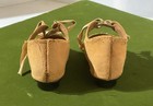 Antique 3    Leather Heeled Doll Shoes For  Antique Or Early Dolls