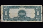1899  1 Silver Certificate     Vf Very Fine Net     Black Eagle Note 741    trusted   