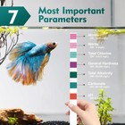 7 Way Aquarium Test Strips  125 Count Fish Tank Test Strips For Freshwater Saltw