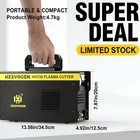 Hzxvogen Hvc50 50a Plasma Cutter 110 230v Igbt 1 3  Clean Cut  Portable Cutter