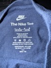 Nike Boys Blue white Logo Graphic Tee Short Sleeve Crew Neck Jersey  Boys M  6 