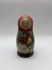Vintage Russian Matryoshka Nesting Dolls Hand Painted 8 Piece Set Vintage
