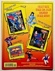 Vintage 1996 Superman Animated Series Poster Sticker Book Skybox Rare Kids Wb