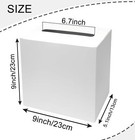 Card Box For Party Diy White Money Box Gift Card Box Holder For Birthday Wedd   