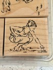 Stampin  Up  Seaside Sketches Wood Mounted Rubber Stamps - Set Of 6 - 2003 - New