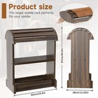 Extra-large Wood Saddle Rack  Ideal Saddle Stand For Horse Tack Organizers   Wes