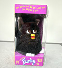 1998 Original Black Furby With Brown Eyes Model 70-800 Original Packaging