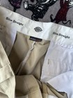 Men   s Dickies Khaki Loose Fit Cargo Pants Slim Straight 34x32
