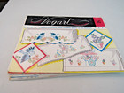 Lot Of 9 Vintage Vogart Hot Iron Transfer Embroidery Patterns Uncut Bluebird Cat