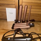 Bestope 5 In 1 Rose Gold Ceramic Curling Wand With Interchangeable Barrels 