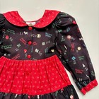 Vintage Daisy Kingdom Dress Girls Sz 4 Raggedy Ann And Andy Button Up Rare Usa