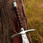 Handmade Damascus Steel Viking Sword Battle Ready Medieval Sword With Scabbard