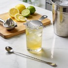 Kirecoo 2pcs Stainless Steel Cocktail Strainer  Bar Drink Medium  Silver