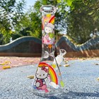 10  Glass Bong Cute Kitty Rainbow Smoking Beaker Water Pipe Girly W bowl Usa
